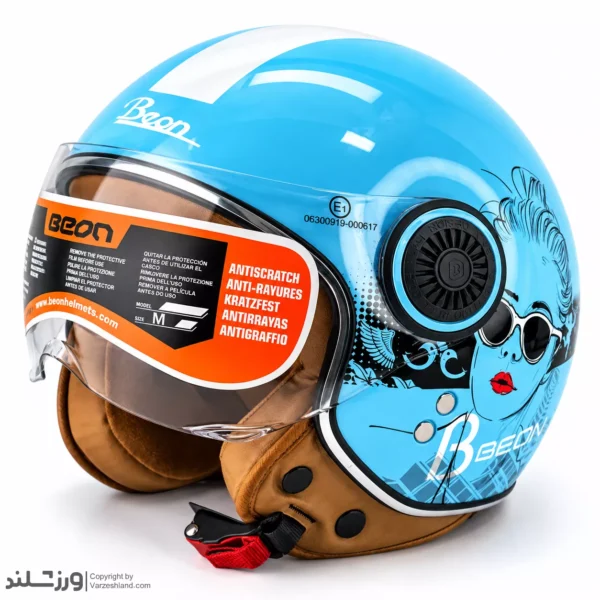 کلاه کاسکت بدون فک Blue وسپایی