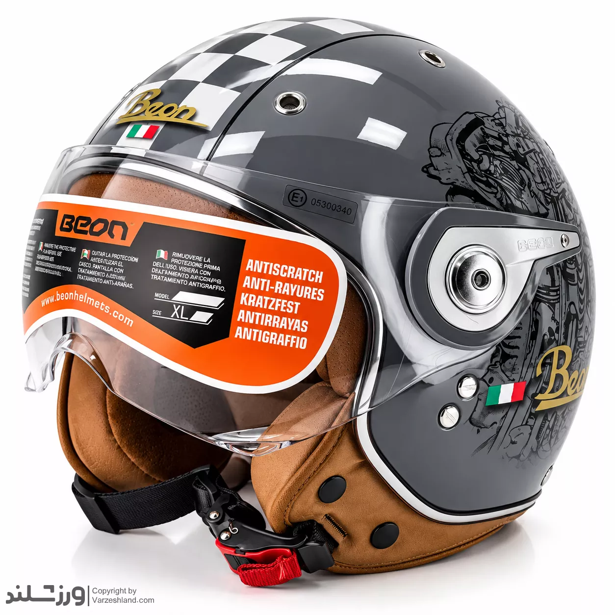 کلاه کاسکت بدون فک Racer وسپایی کلاه کاسکت بدون فک Racer وسپایی