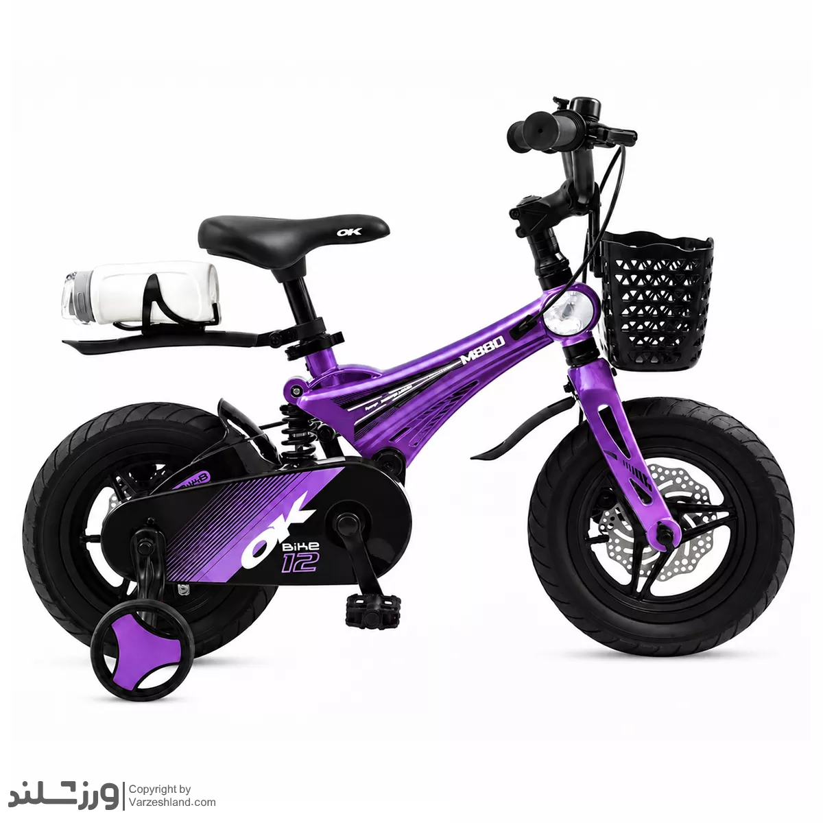 دوچرخه منیزیوم فنردار اوکی M880-Purple دوچرخه منیزیوم فنردار اوکی M880-Purple