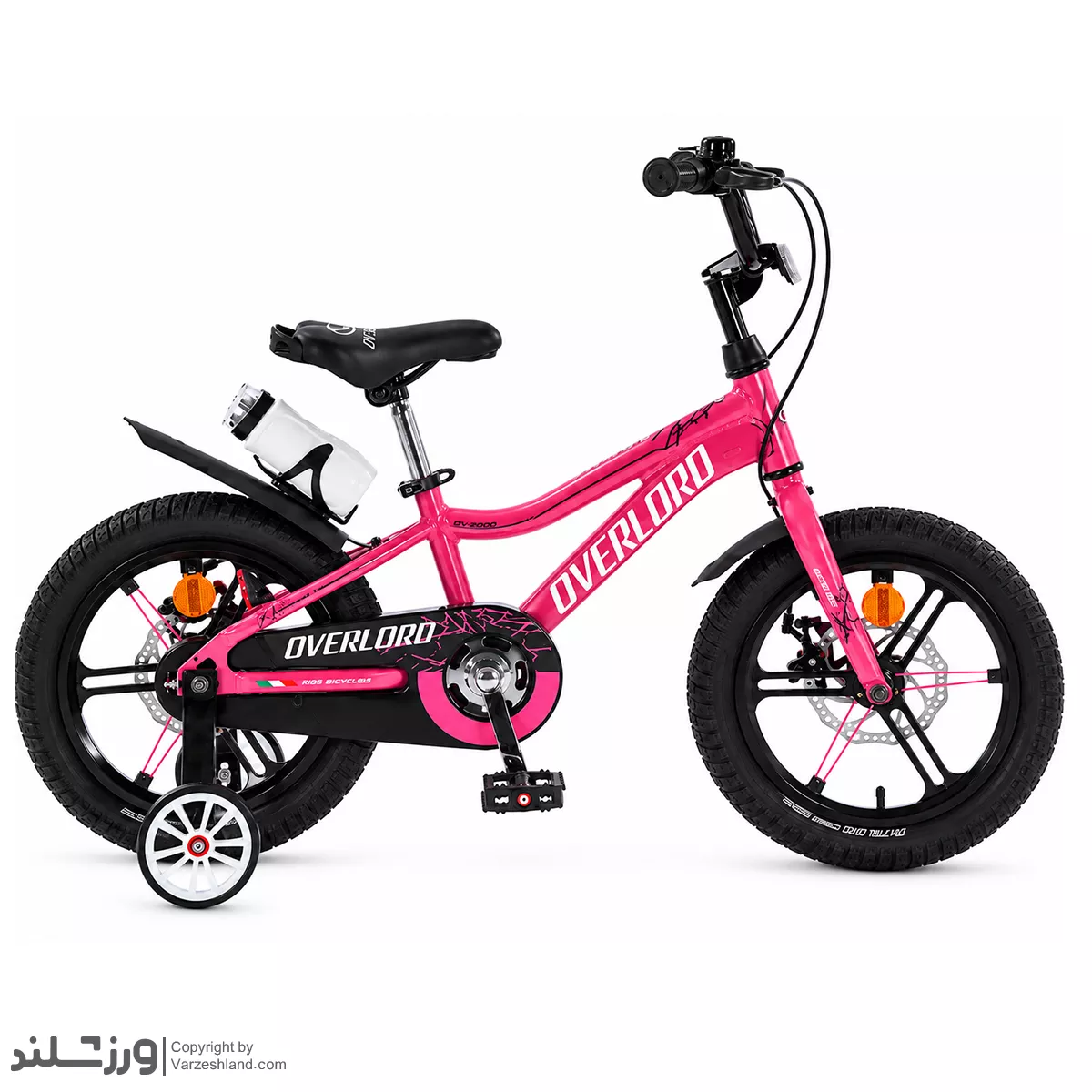 دوچرخه بچگانه آلومینیوم OV-2000 pink دوچرخه بچگانه آلومینیوم OV-2000 pink